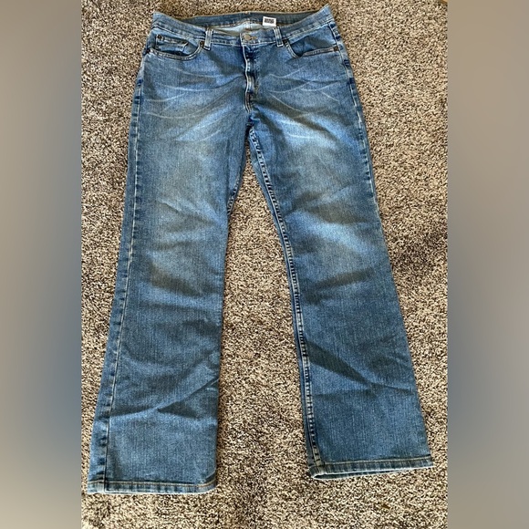 Levis 515 Blue Jeans Size 14 M Stretch Denim 14 Medium 14M 35 X 30.5 - Picture 3 of 6